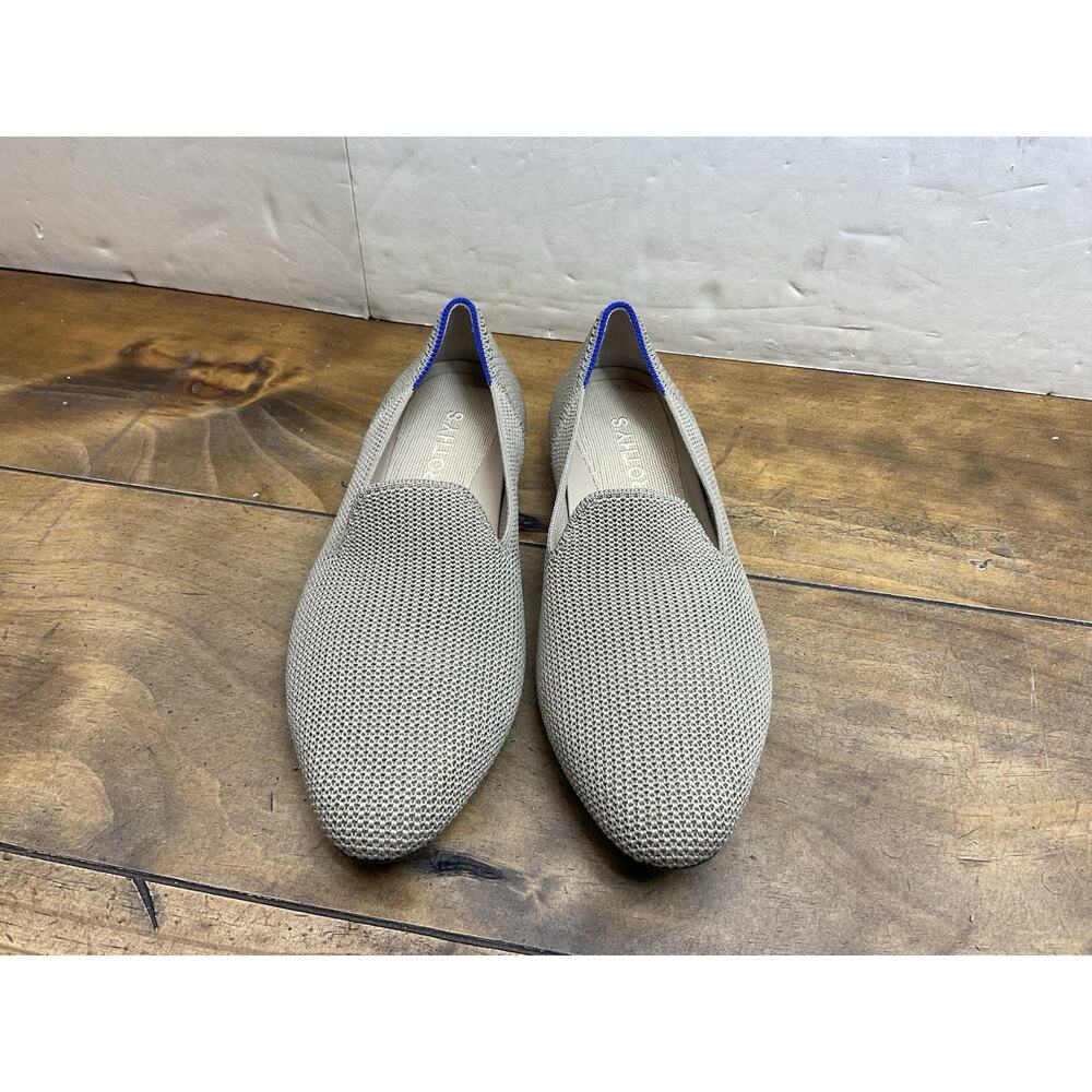 Rothy's The Loafer Beige Knit Slip On Flats Women's Size 7 Comfort Washable - Picture 3 of 8